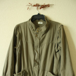 LF Convertible Zip off Sleeves Khaki Jacket